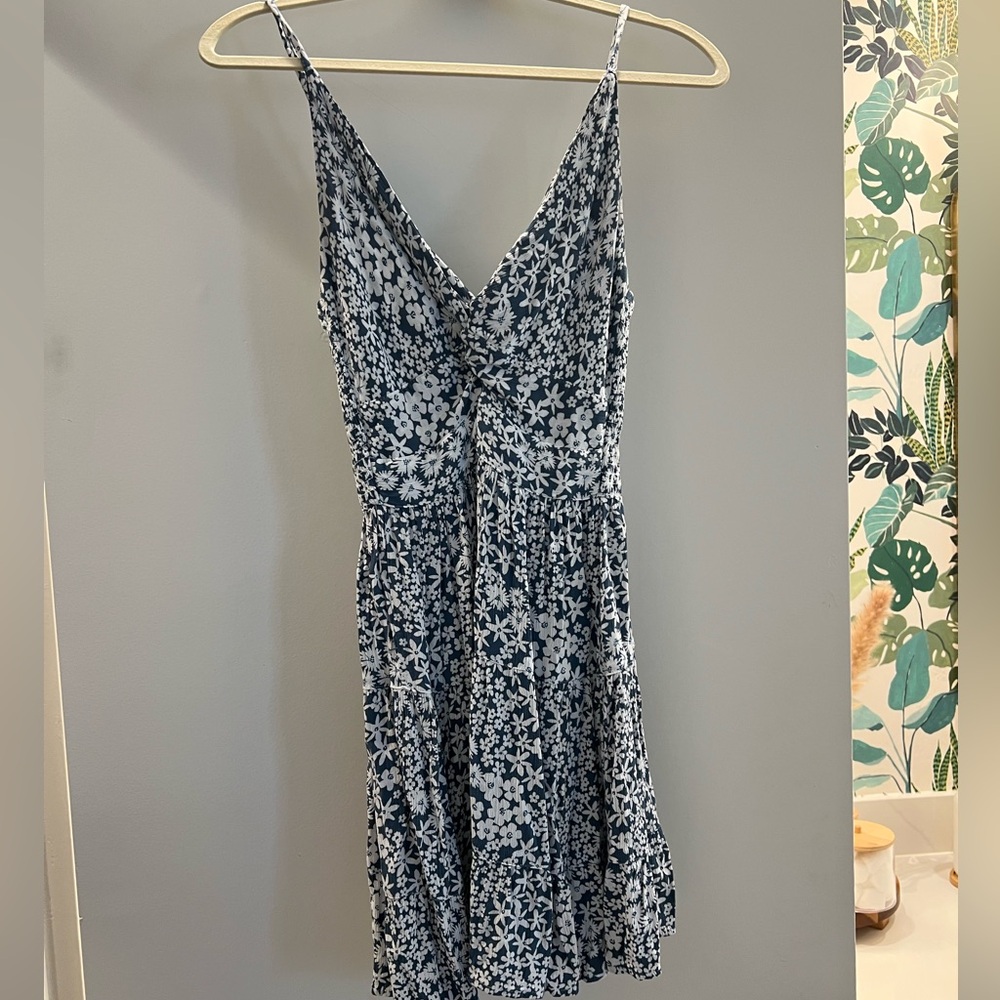 Angie Navy Floral Mini Dress